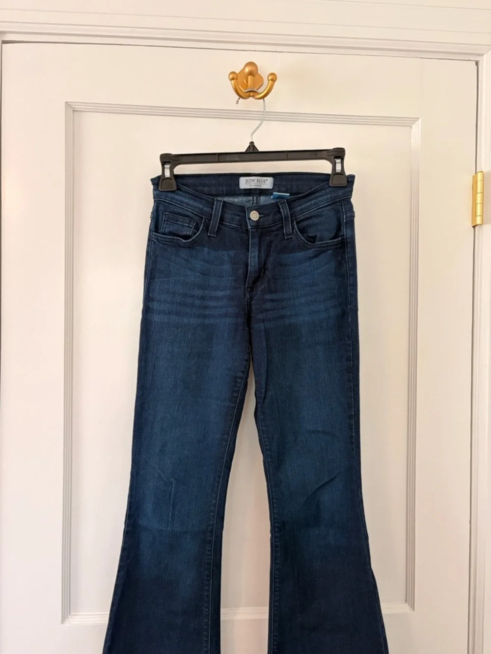 Judy Blue Dark Blue Flare Jeans - Picture 3 of 6